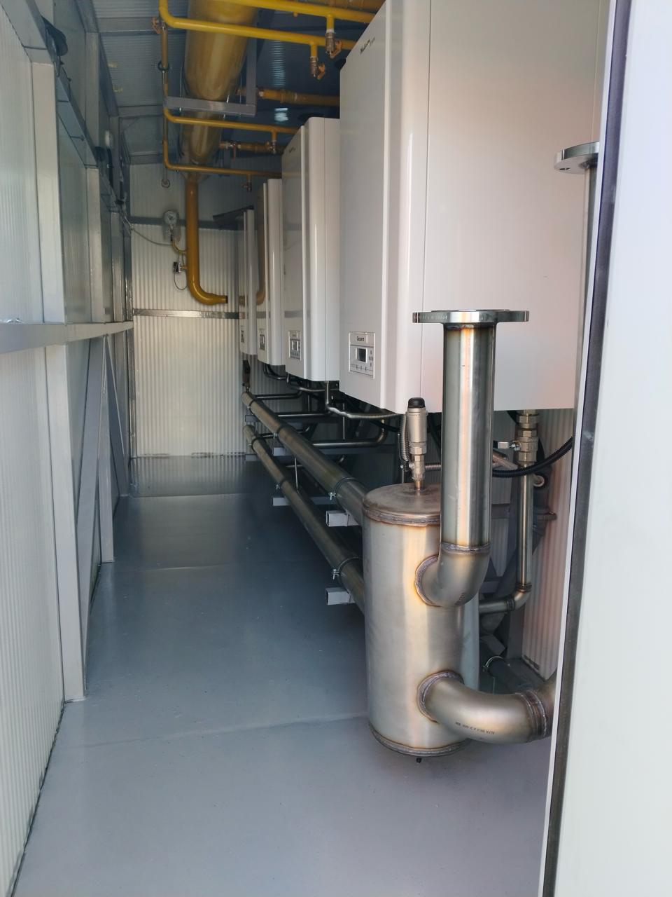 КНР 600 кВт на базе каскада из 4 котлов GASSERO по 150 кВт